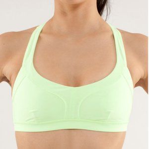 Lululemon Run: Sprint Bra Faded Zap (Size 6)